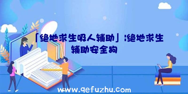 「绝地求生吸人辅助」|绝地求生辅助安全狗